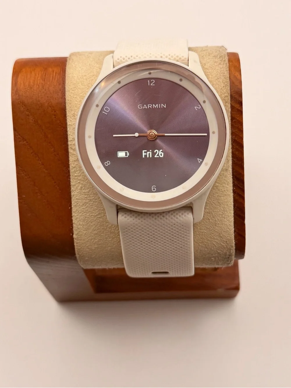 Garmin Vivomove Sport, Tested, Charger Included, white, Hybrid Watch